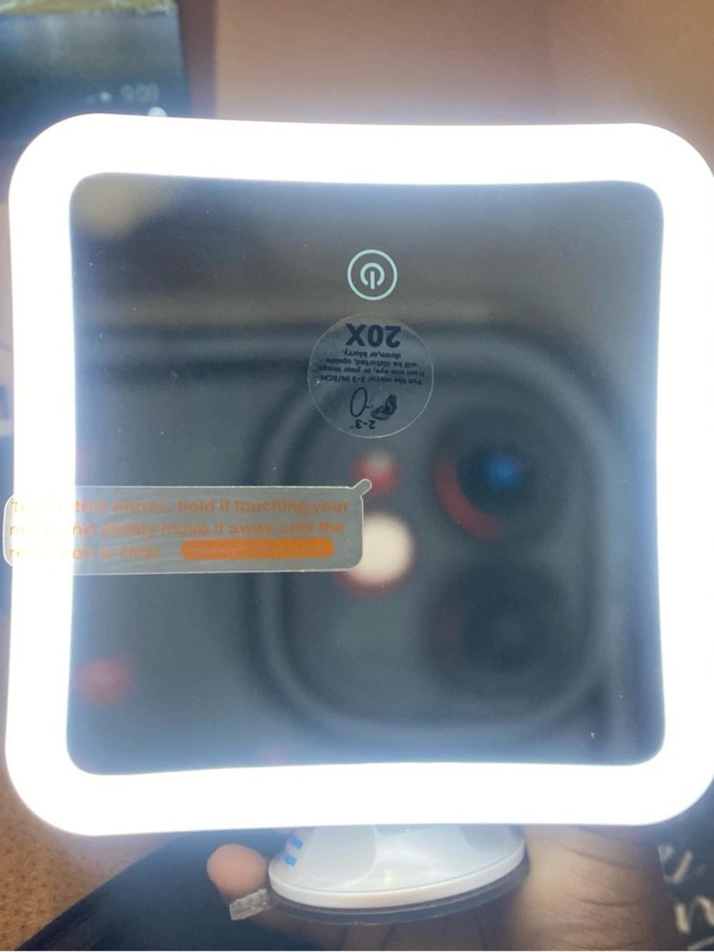 LED Lighted Vanity Mirror - White